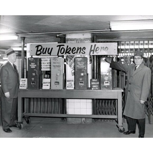 NYC 1970s & 1980s New York City Subway Token Pendant on Stainless Steel Chain🔗 - Picture 10 of 15